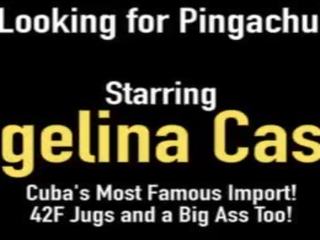 Tlustý latina angelina castro ústa fucks a random cock&excl;