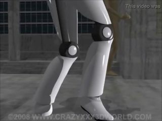3d アニメーション: ロボット キャプティブ