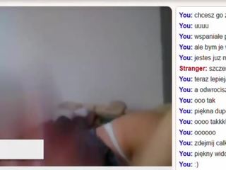 Đánh bóng thiếu niên người tình thủ dâm trên webcam omegle