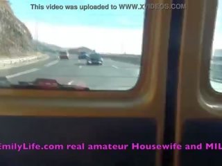 Livecam od a amatérske milfka ženy v domácnosti autobus emily